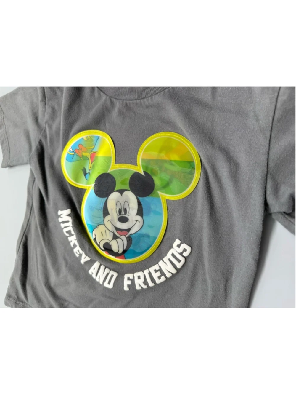 Disney Mickey And Friends T Shirt Kids Size 3T Gray changing image